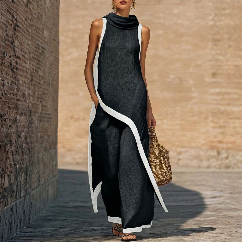 Elegant wide-leg outfit for effortless summer sophistication