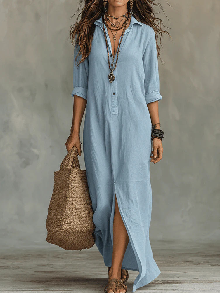 Effortless Maxi Dress Flattering Silhouette Versatile Daily Wear