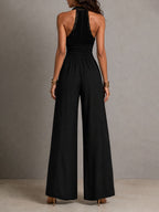 Diane Boho Lace Wide-Leg Jumpsuit