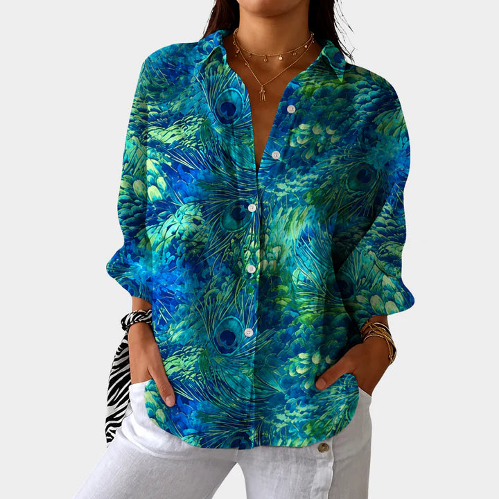 Light and Colorful Printed Blouse