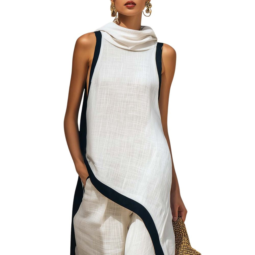Elegant wide-leg outfit for effortless summer sophistication