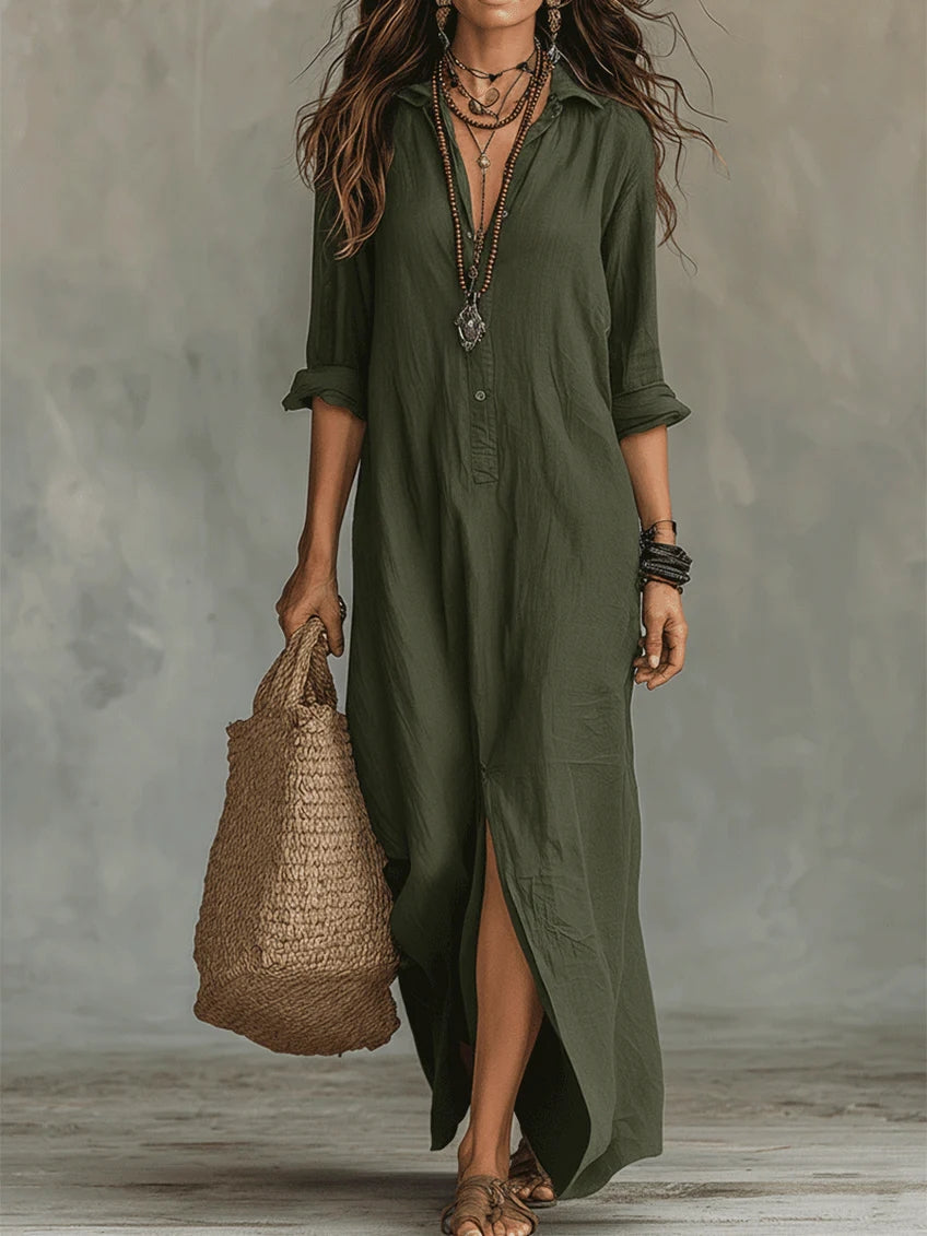Effortless Maxi Dress Flattering Silhouette Versatile Daily Wear