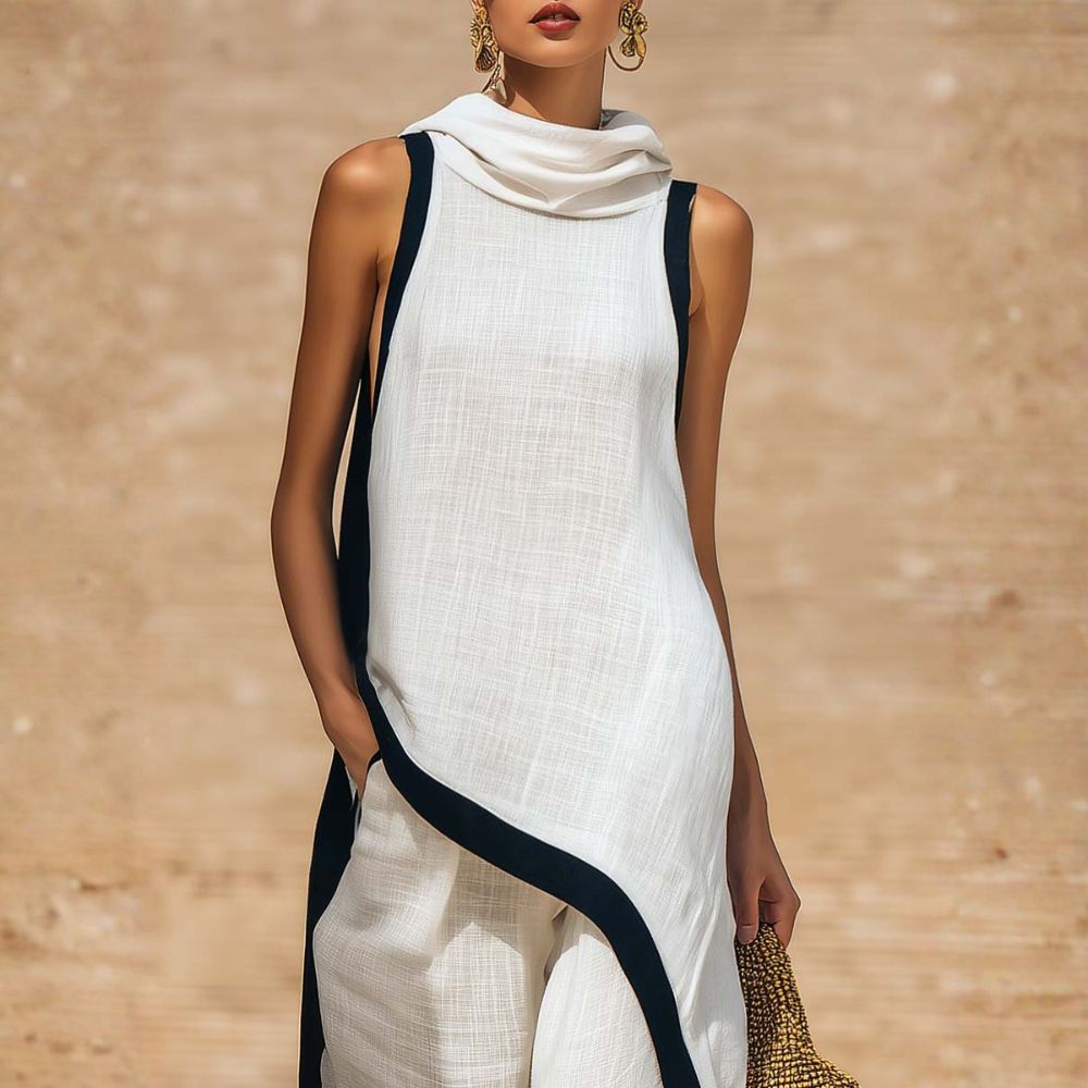 Elegant wide-leg outfit for effortless summer sophistication