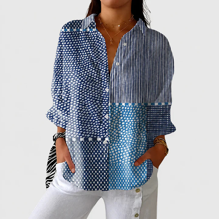 Light and Colorful Printed Blouse