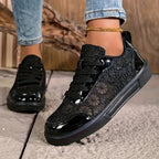 Elegant lace sneakers for all-day comfort