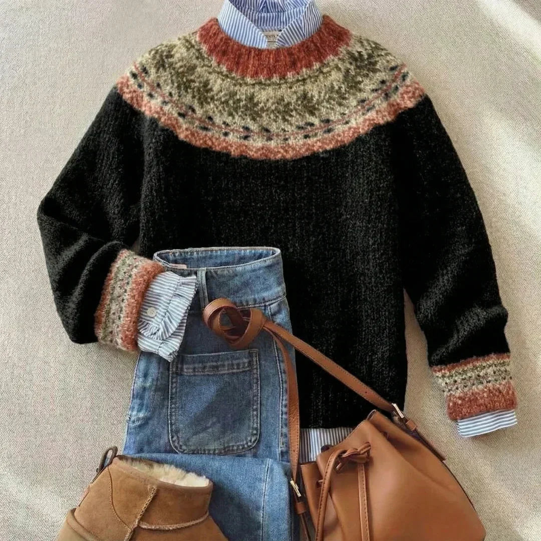 Samantha™ | Chic Vintage Knit Jumper