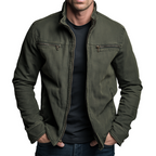 Marion | Men's Zip Jacket - Vintage Washed