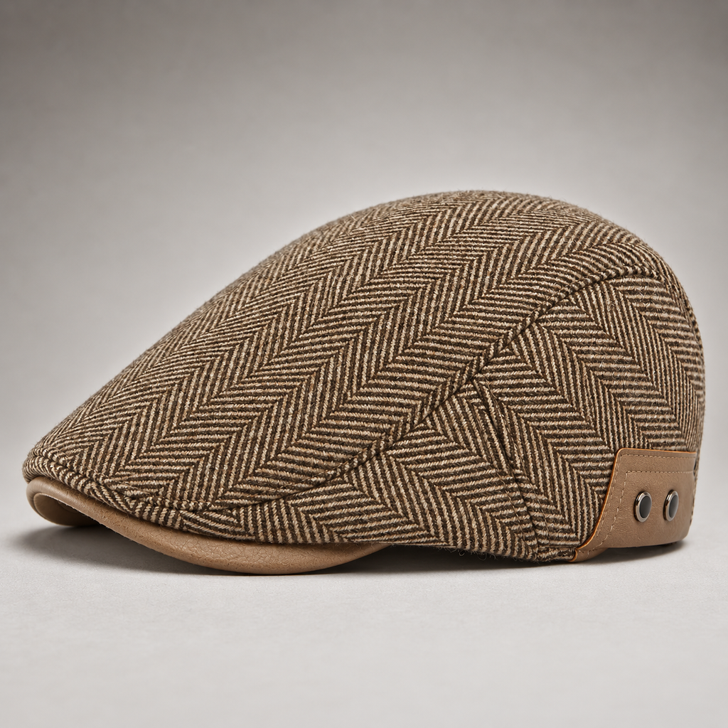 THORNTON™ | Heritage Herringbone Flat Cap