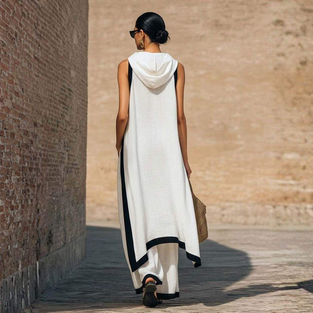 Elegant wide-leg outfit for effortless summer sophistication