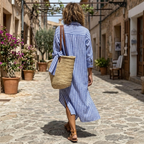 Willow - Elegant Striped Summer Dress