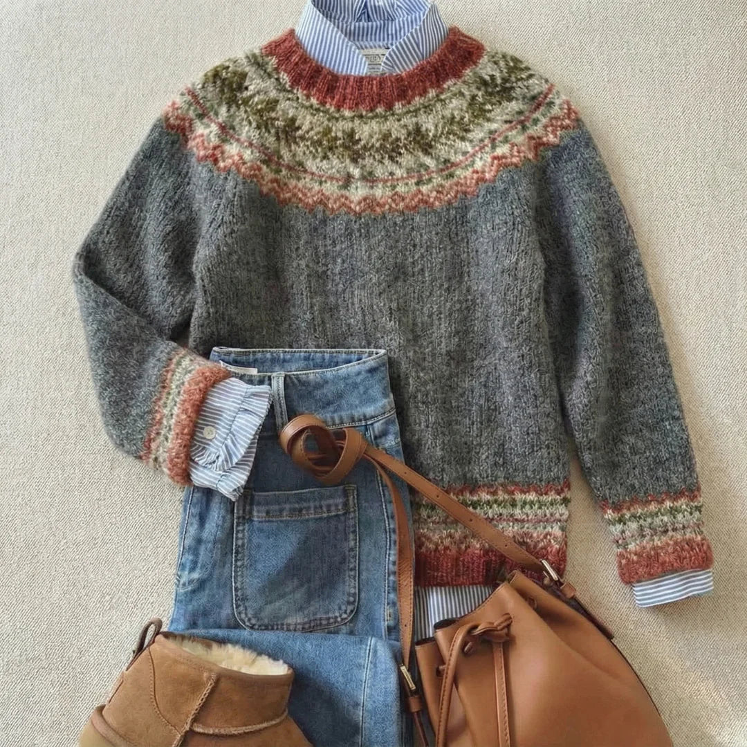 Megan™ | Classic Vintage Knit Jumper