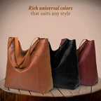 Lorena | Leather bag with compartments