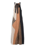Elegant halter maxi dress with effortless style