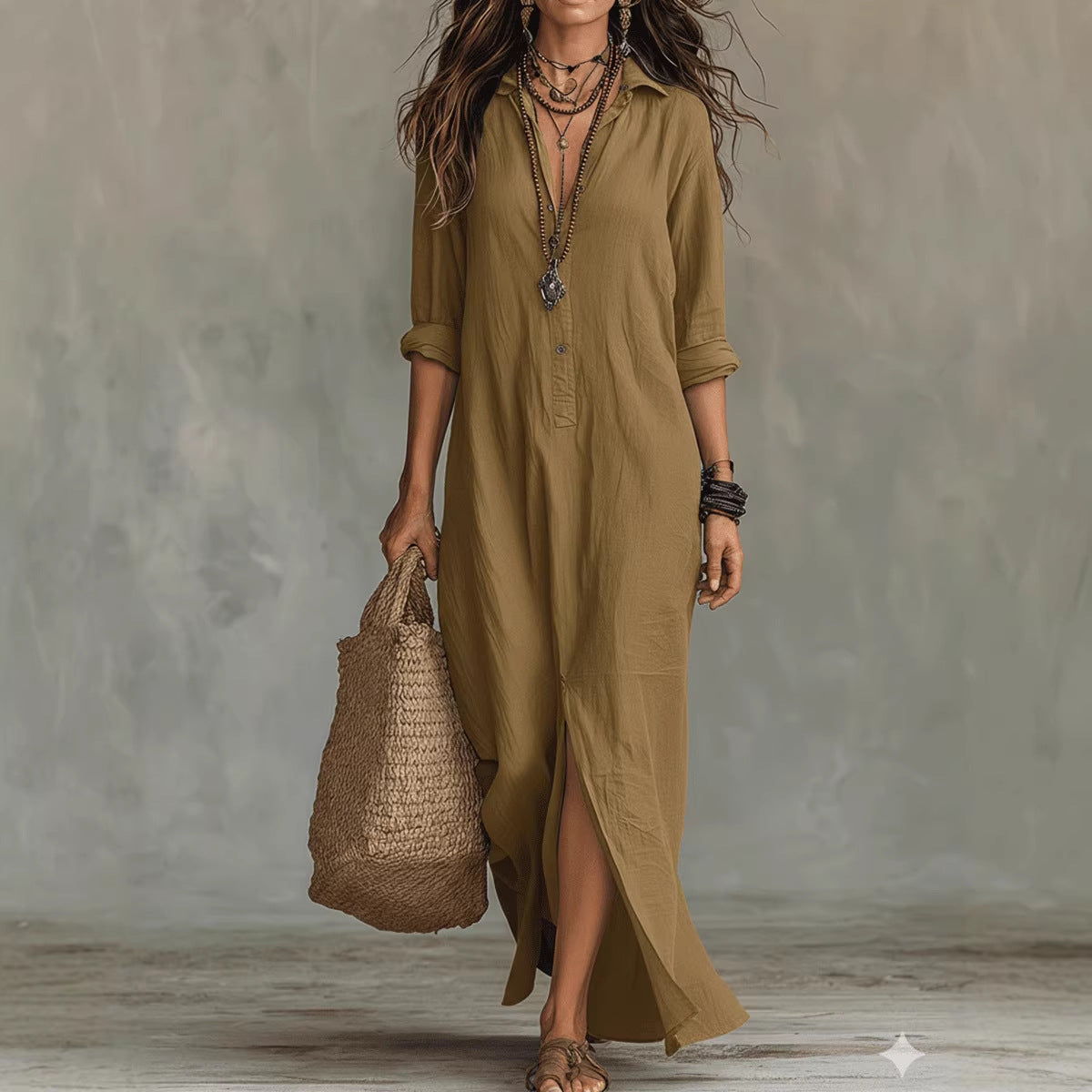 Effortless Maxi Dress Flattering Silhouette Versatile Daily Wear