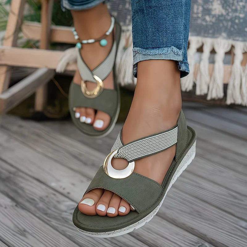 The Harbour Sandals | Chic Buckle Detail