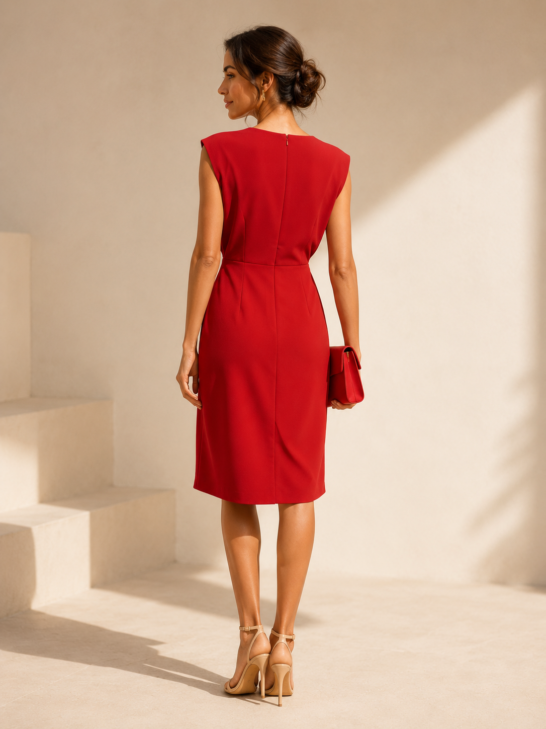 Elegant midi dress for effortless summer style