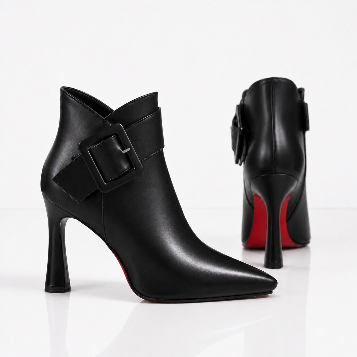 Raina - Buckle Ankle Boots