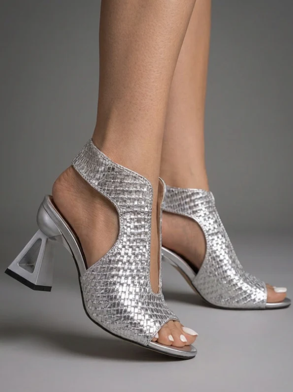 Elegant comfort with stylish woven sandals