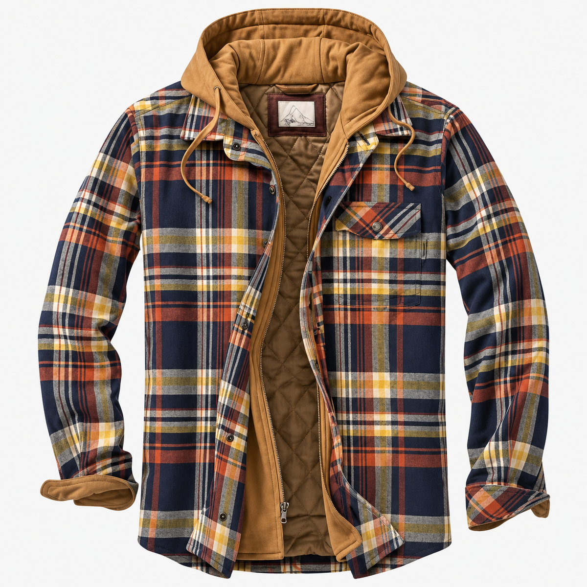 Comfortable Checked Jacket for Effortless Style