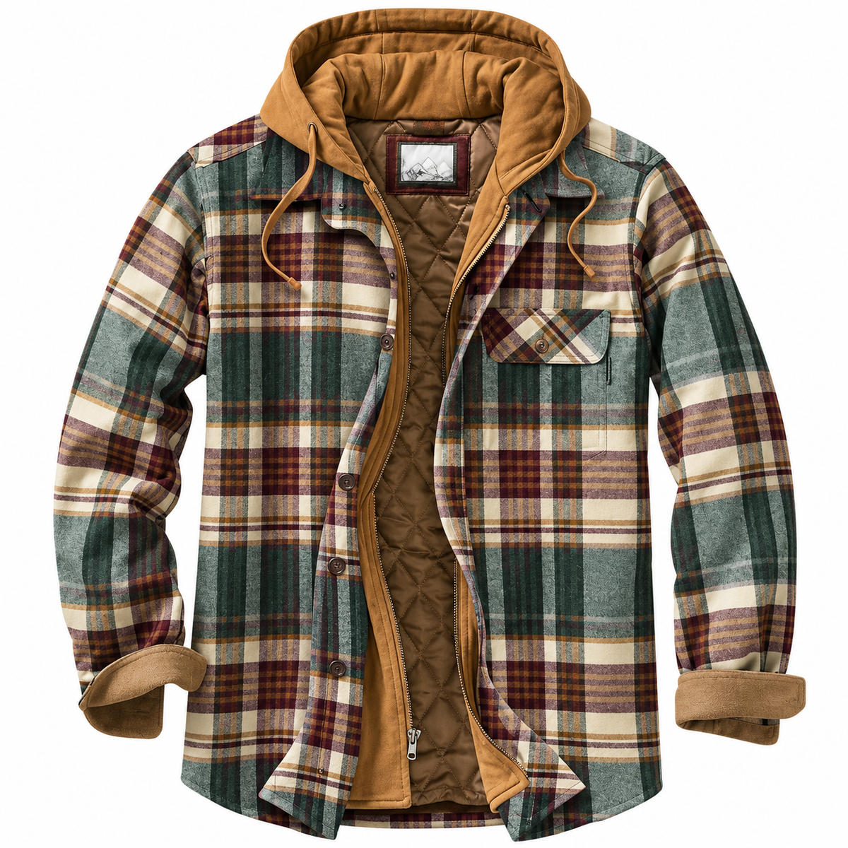 Comfortable Checked Jacket for Effortless Style