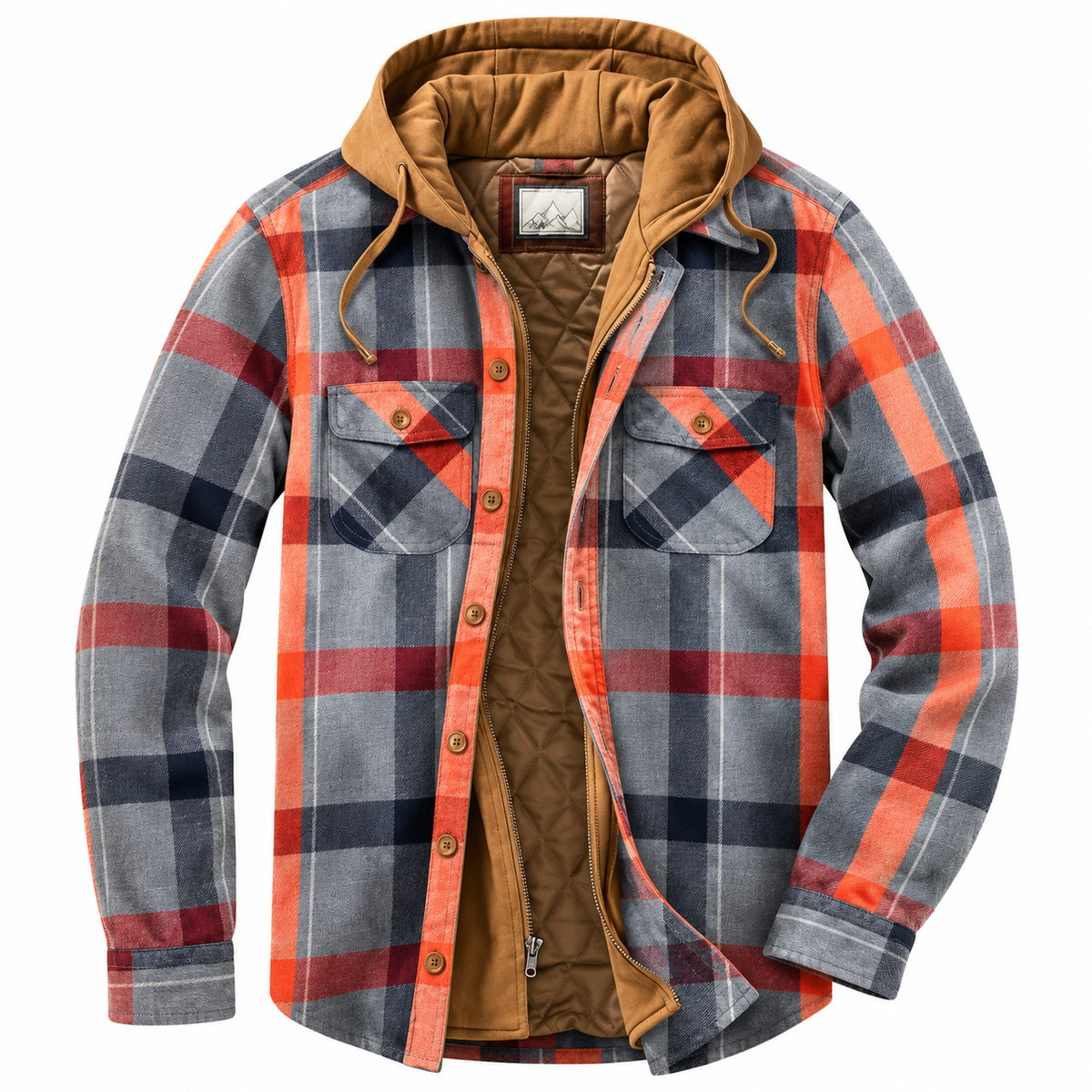 Comfortable Checked Jacket for Effortless Style