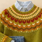 Jasmine™ | Classic Vintage Knit Jumper