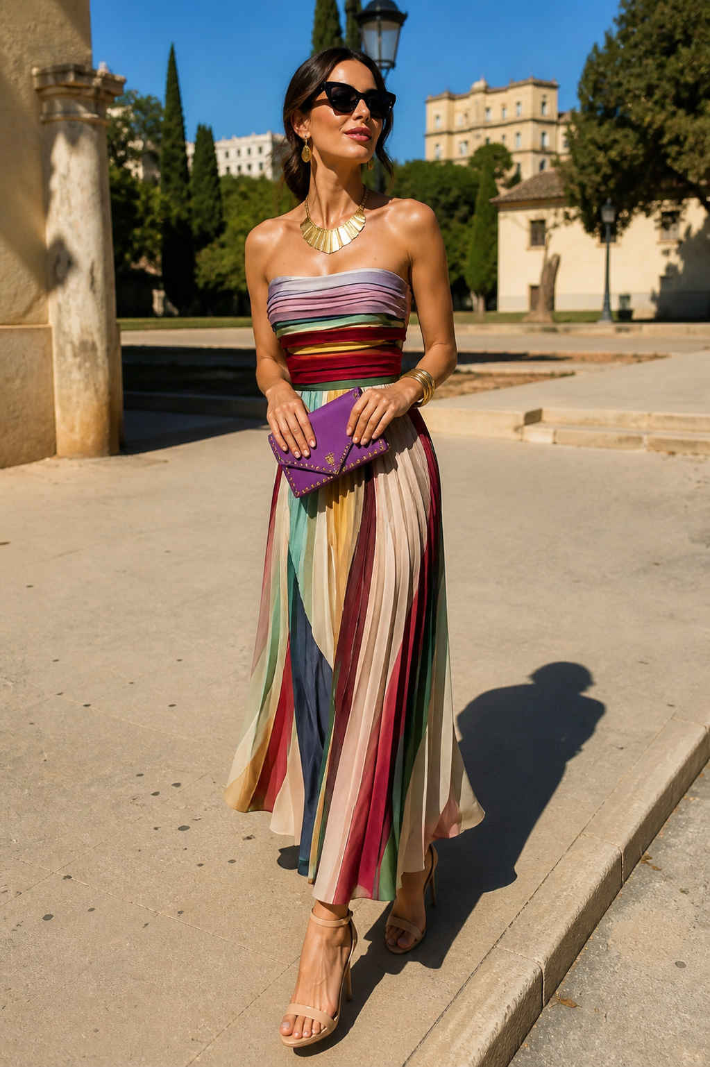 Effortless Elegance in a Long Dress