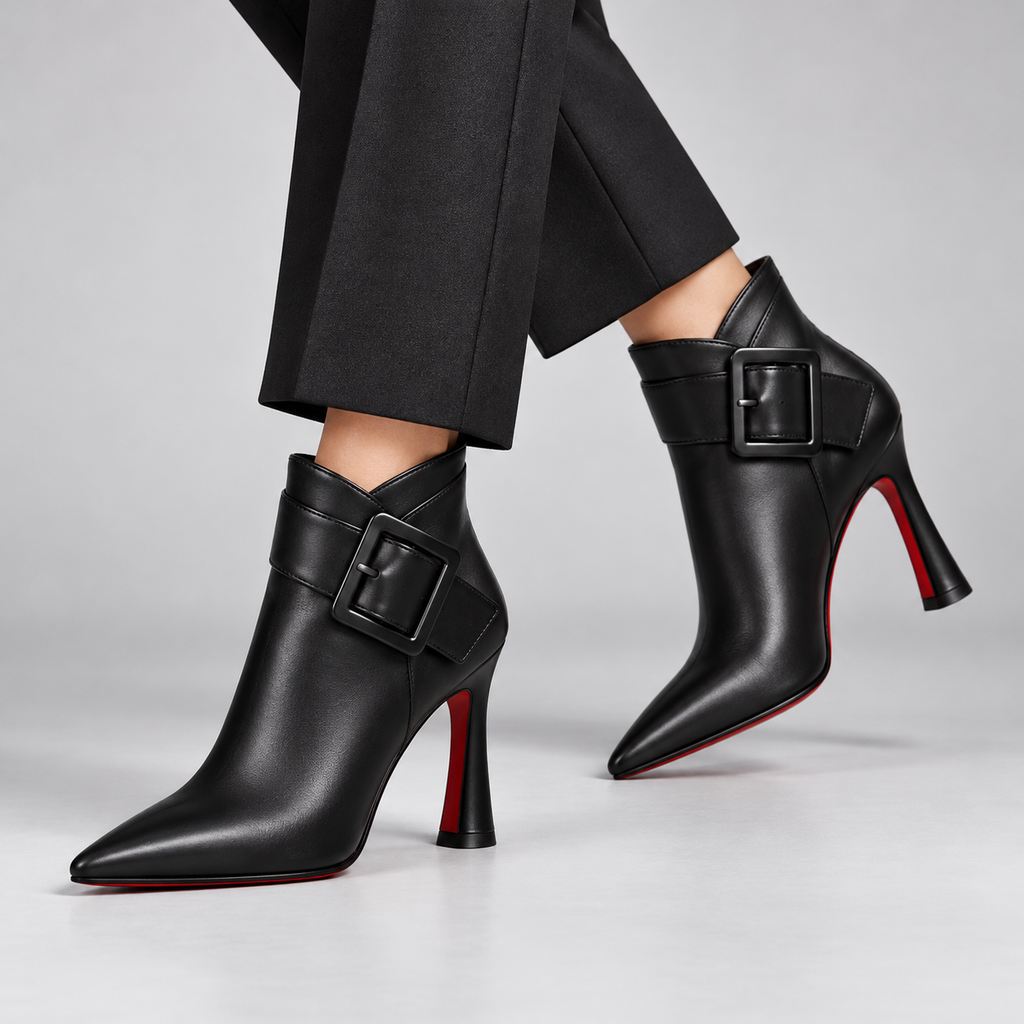 Raina - Buckle Ankle Boots