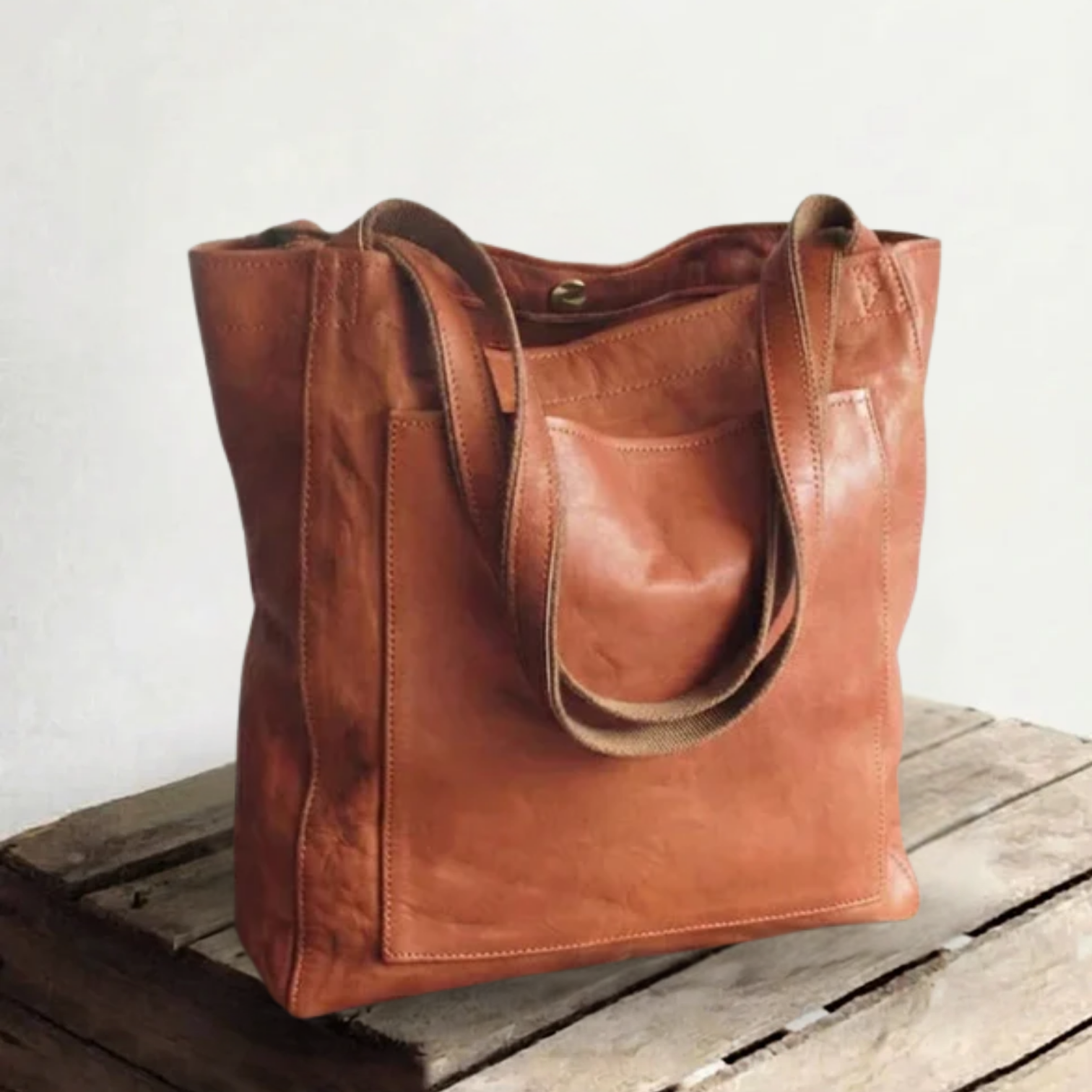 Lorena | Leather bag with compartments
