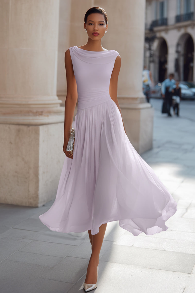 Elegant midi dress for effortless summer occasions