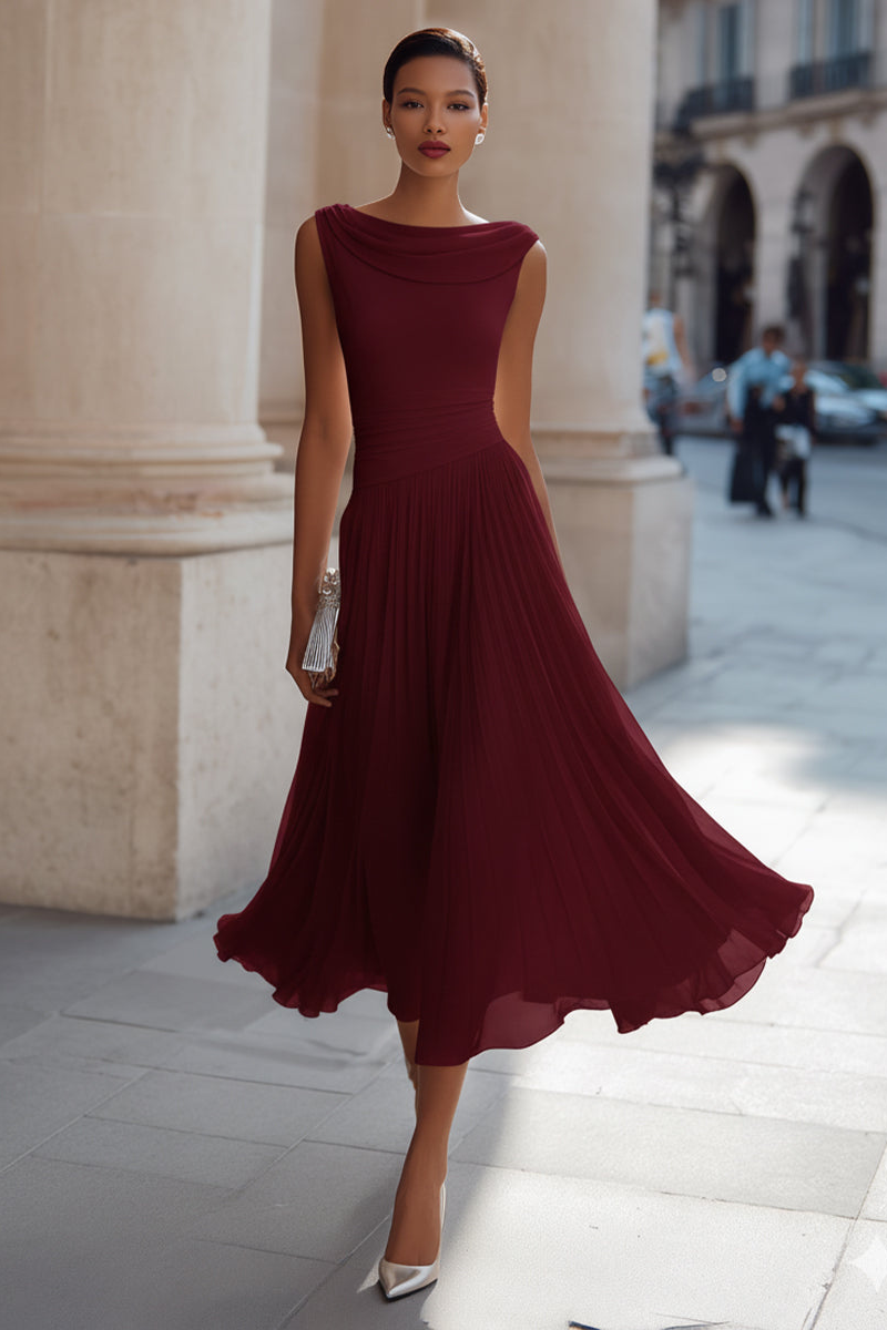Elegant midi dress for effortless summer occasions