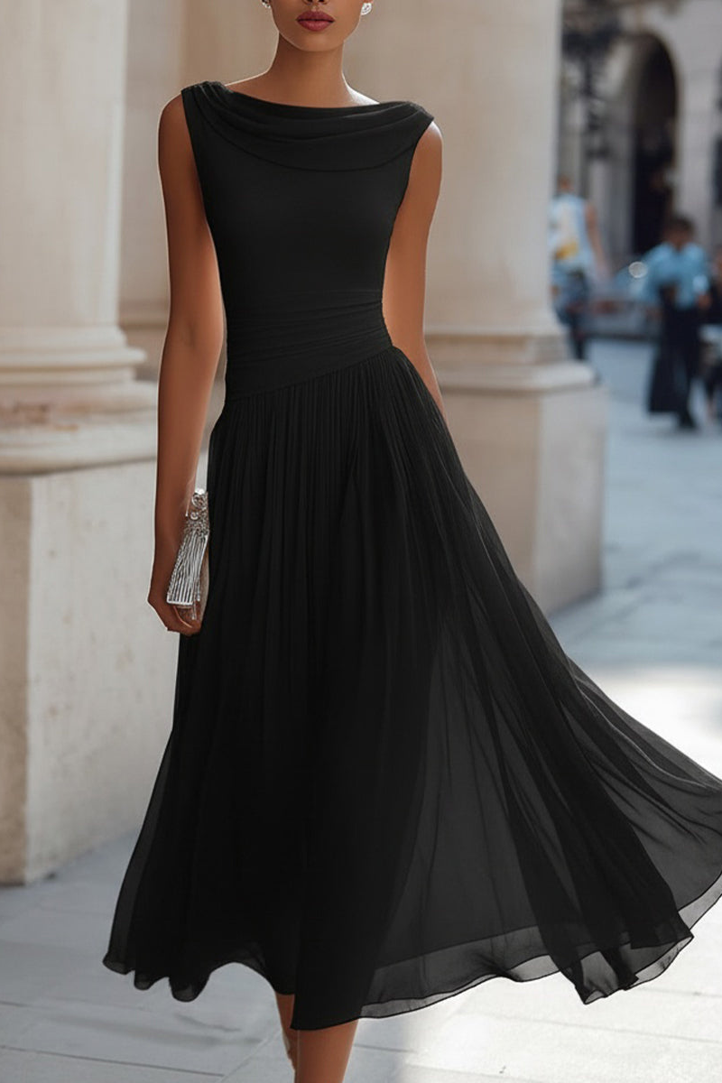 Elegant midi dress for effortless summer occasions