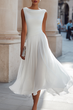 Elegant midi dress for effortless summer occasions
