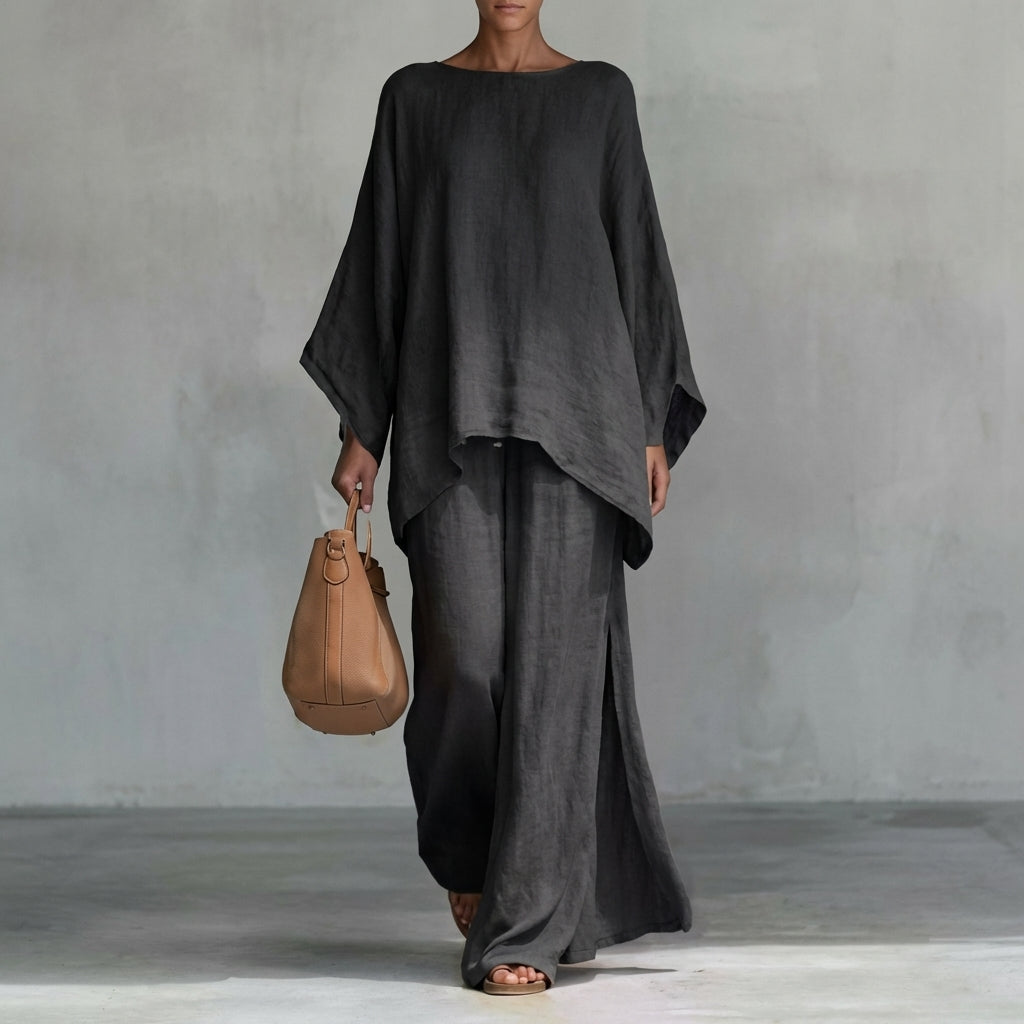 Elegant two-piece set for effortless summer style