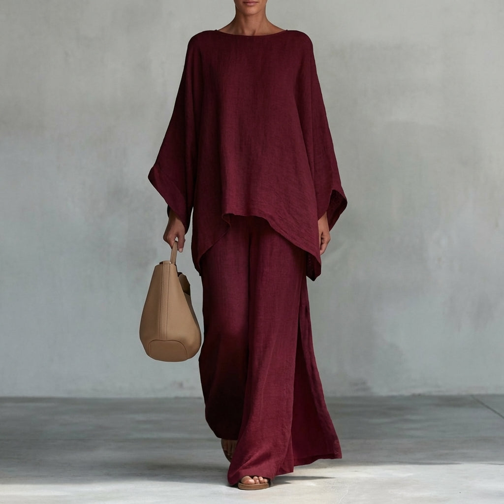 Elegant two-piece set for effortless summer style