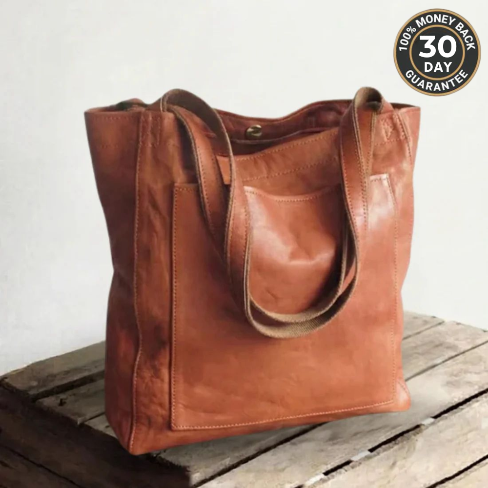 Lorena | Leather bag with compartments