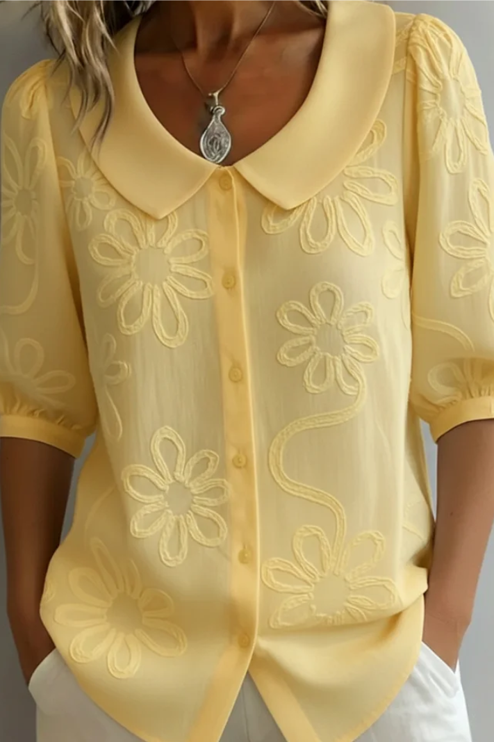 The Kensington Blouse | Elegant Floral Design