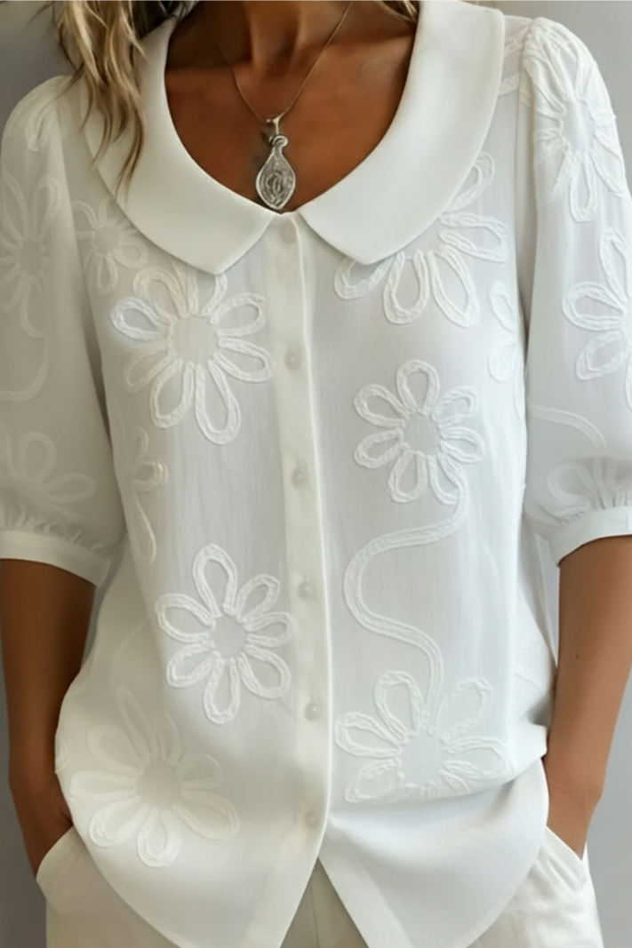 The Kensington Blouse | Elegant Floral Design