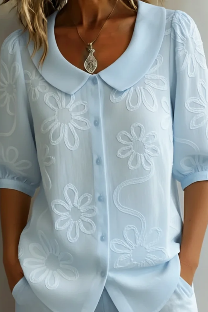 The Kensington Blouse | Elegant Floral Design