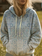 KAELITH | RAINBOW SUNBURST GRAPHIC HOODIE