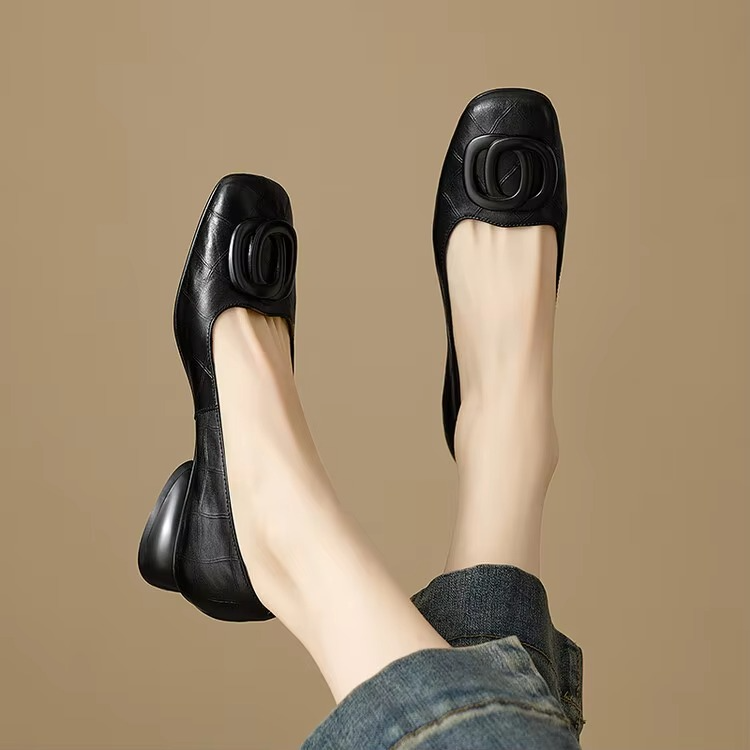The Kensington Flats | Chic Leather Elegance