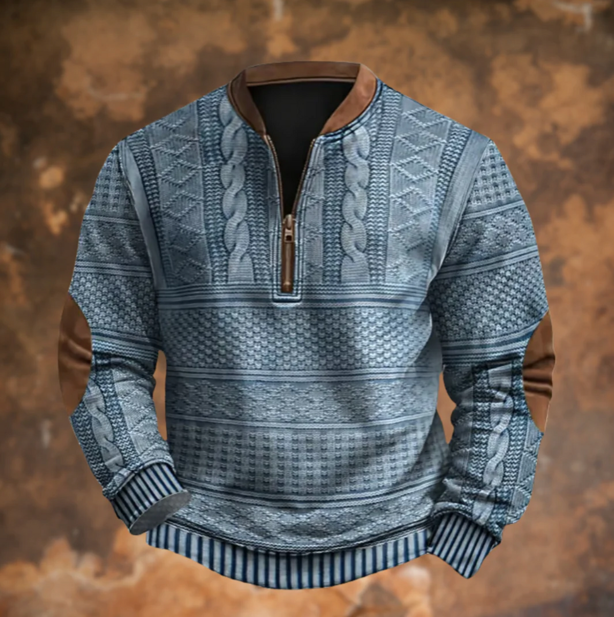 Dimitri™ Retro Zip-Up Jumper