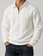 Julian | Cable Knit Half-Zip Jumper