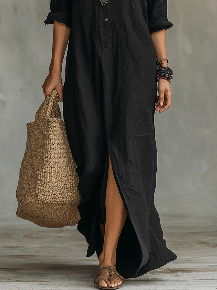 Effortless Maxi Dress Flattering Silhouette Versatile Daily Wear