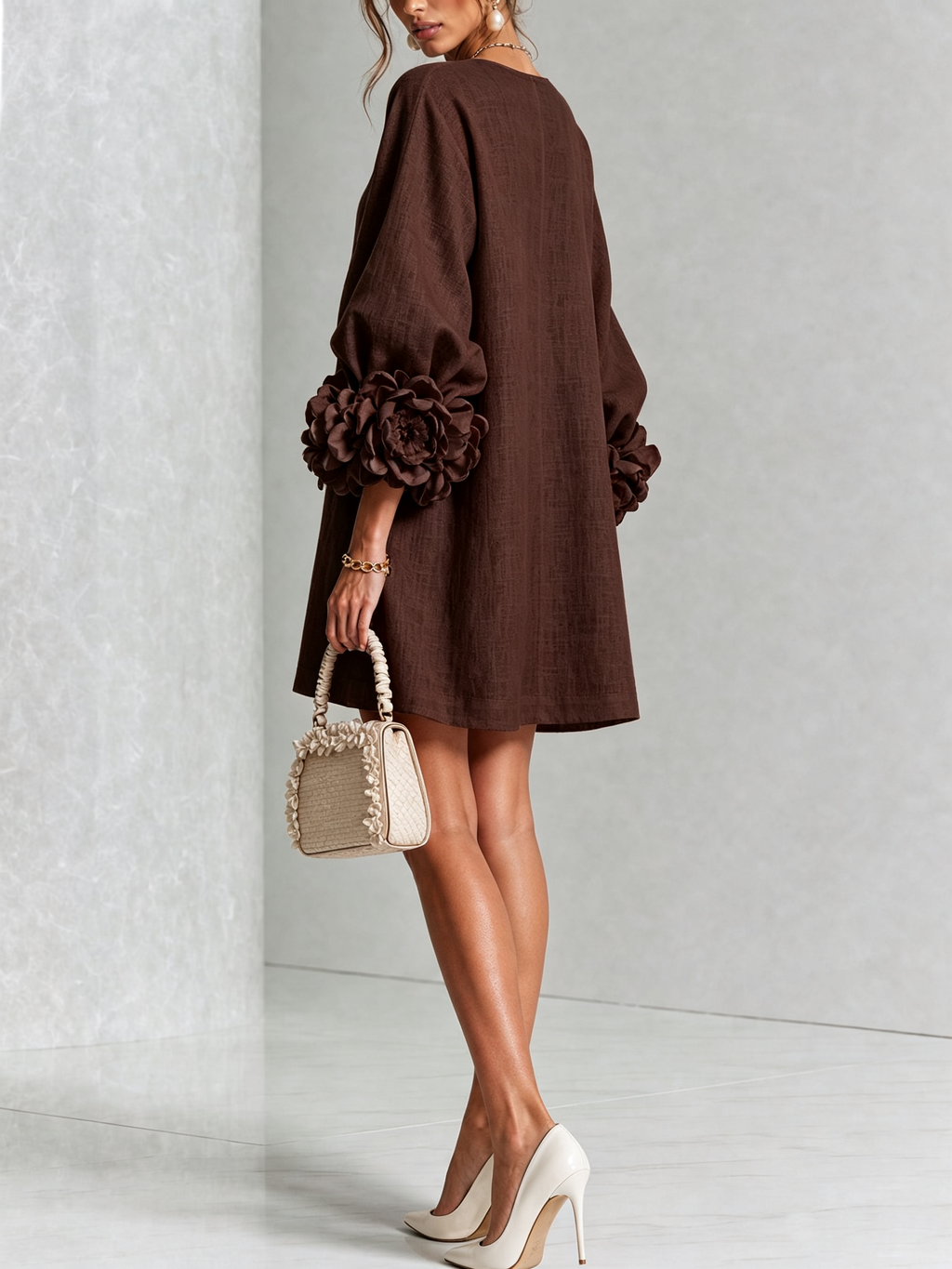 Effortless elegance with a sculptural shift dress