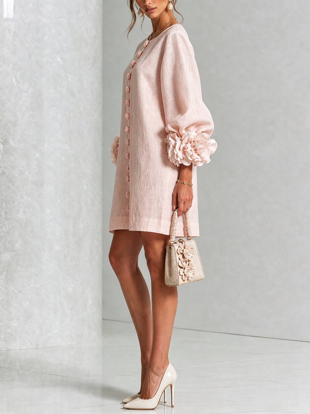 Effortless elegance with a sculptural shift dress