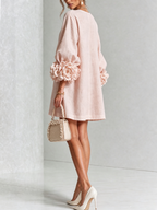 Effortless elegance with a sculptural shift dress