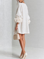 Effortless elegance with a sculptural shift dress