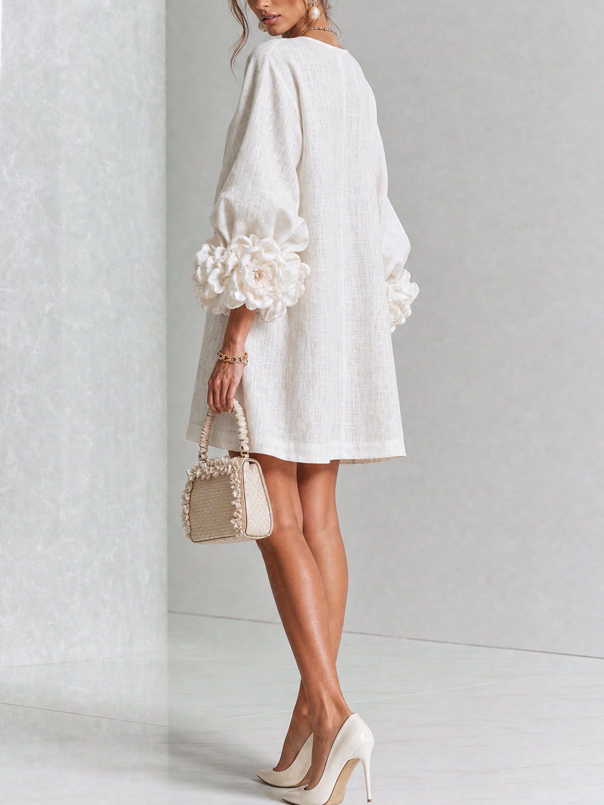 Effortless elegance with a sculptural shift dress