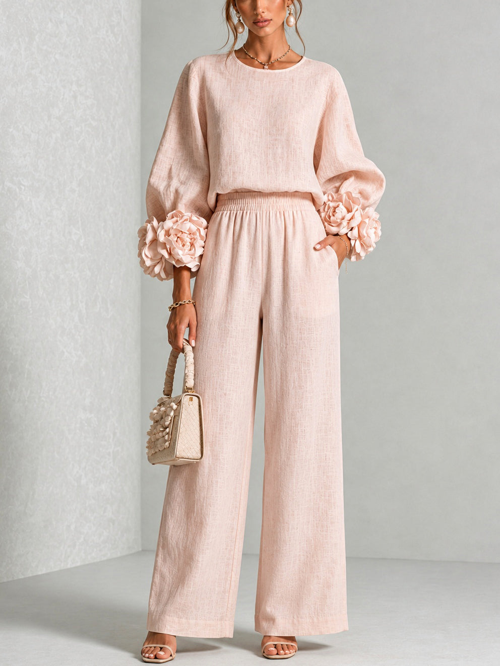 Effortless Elegance with a sculptural two-piece set